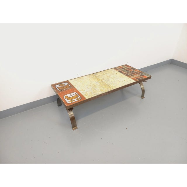 Vintage Coffee Table by Jean Gregorieff for Roche Bobois, 1960s For Sale - Image 15 of 18