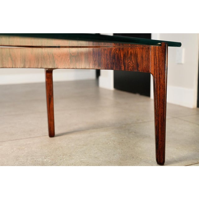 1960s Sculptural Brazilian Rosewood Coffee Table by Sven Ellekaer, Denmark, 1960s For Sale - Image 5 of 15