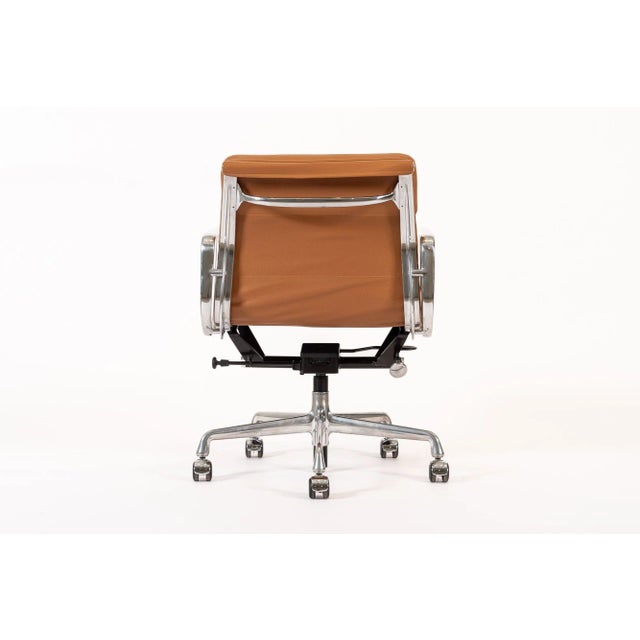 Eames for Herman Miller Brown Leather Office Chair 2000s For Sale In Detroit - Image 6 of 12