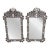 Moroccan Style Mother-of-Pearl Inlaid Floral Wall Mirrors, Pair For Sale