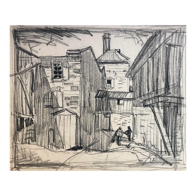 1930s Norman Kent Paris City Scene For Sale