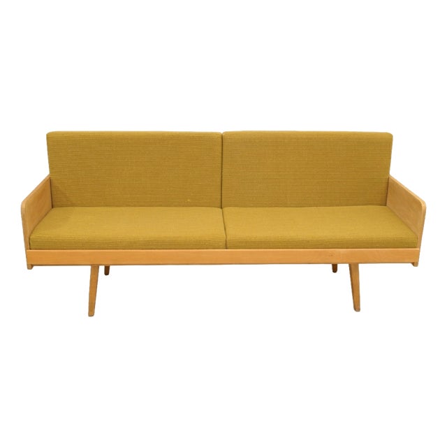 Mid-Century Folding Sofa from Interier Praha, Czechoslovakia, 1960s For Sale