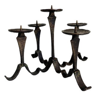 Mid 20th Century French Jean Royère Style Candelabra For Sale