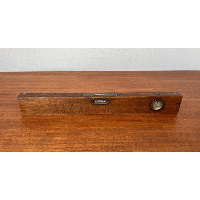Mid-Century Modern German Teak Waterlevel, 1950s For Sale - Image 11 of 18