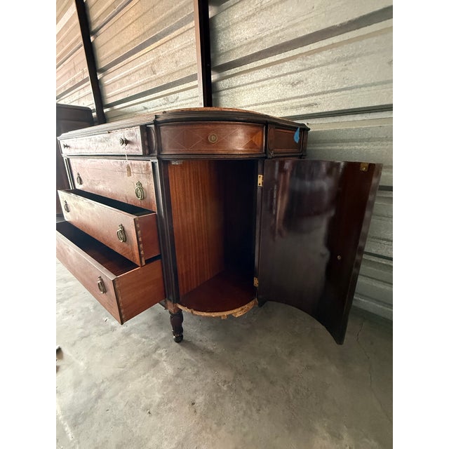 Late 19th Century French Belle Époque Louis XV Revival Bombe Marble-Top Chest For Sale - Image 11 of 18