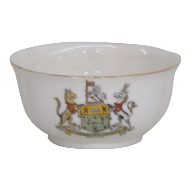 Wh Goss England Porcelain Salford Coat of Arms Small Mug Cup For Sale