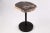 2020s Living Edge Petrified Wood Top W Black Metal Stand Accent Table or Side Table 62 For Sale - Image 5 of 5