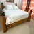 Crespi Style Split Reed Queen Sized Bed With Brass For Sale - Image 10 of 11