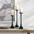 With a weighted base and tall slender body, this candle stand is a smart design. With classic lines, it plays well in the...