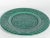 Ceramic Large Scandinavian Modern Green Plate from Arol Ceramic, Norway, 1950s For Sale - Image 7 of 12