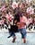 A moment of pure affection unfolds in this evocative figurative composition. A tender embrace anchors the scene, where a...