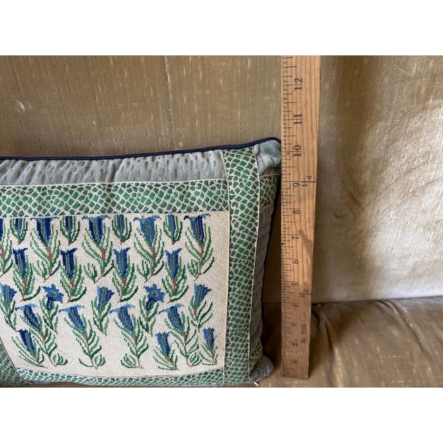 Floral Petit Point Pillows For Sale In Philadelphia - Image 6 of 6