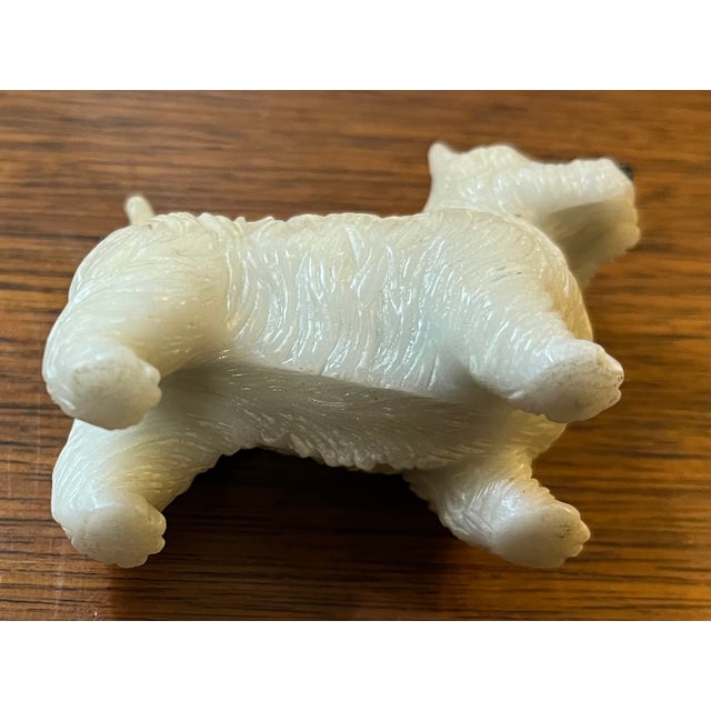 Carved Hardstone Dog Figure of a West Highland Terrier For Sale - Image 18 of 18