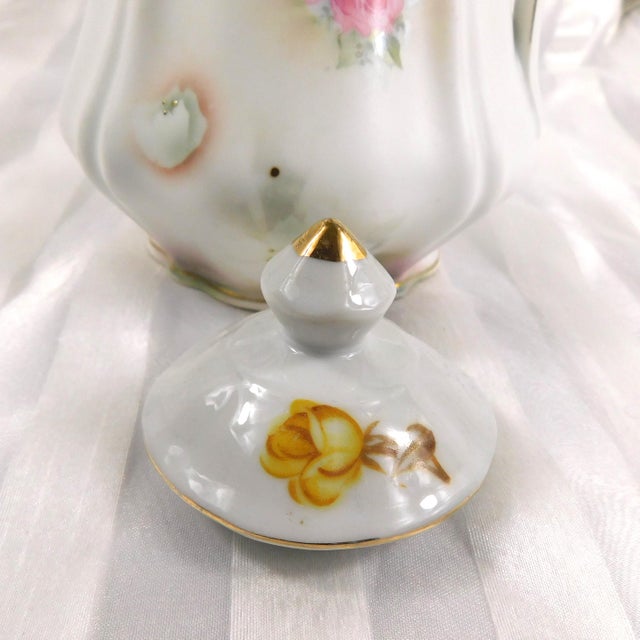 Late 18th Century Reinhold Schlegelmilch Rs Prussia Chocolate Pot With Metallic Accents For Sale - Image 9 of 12