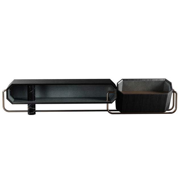 Contemporary Orleans TV Unit by Porus Studio For Sale - Image 3 of 15