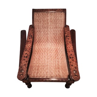 Antique Indian Plantation Chairs - Pair For Sale