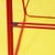 2000 - 2009 Red Metal Step Stool with White Plastic Seat from Norda For Sale - Image 5 of 12