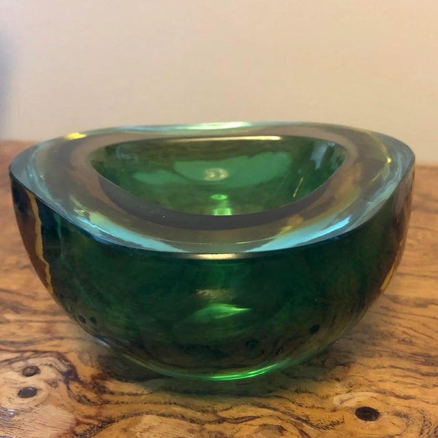 Glass Murano Sommerso Bowl For Sale - Image 7 of 10