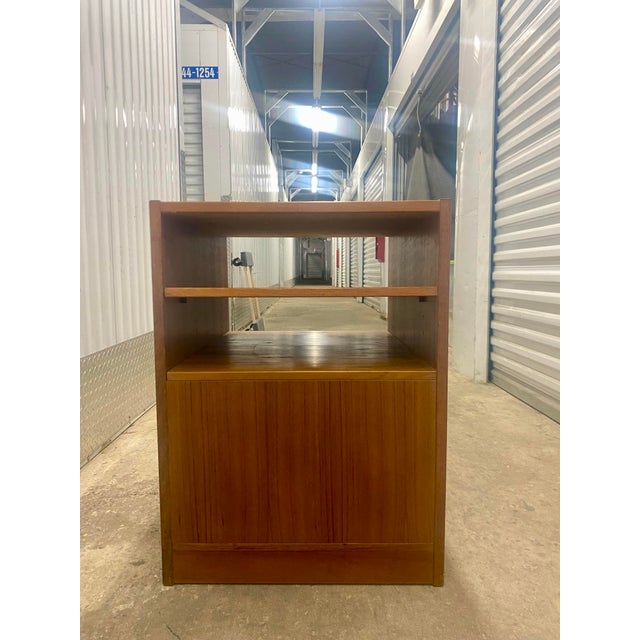 1980s Danish Teak Veneer File Cabinet. For Sale In Miami - Image 6 of 11
