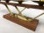 Brown Mid-Century German Teak and Brass Candleholder, 1950s For Sale - Image 8 of 9