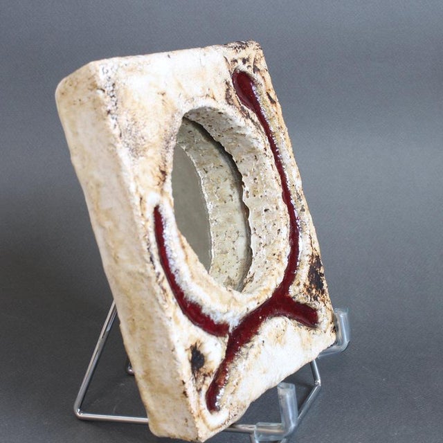 Vintage French Rectangular Wall Mirror by Gallery Palissy, 1960s For Sale - Image 10 of 18