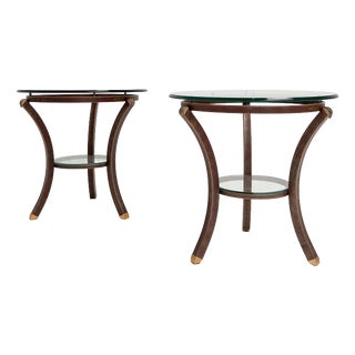 Art Deco Side Tables by Pierre Vandel, 1960s, Set of 2 For Sale