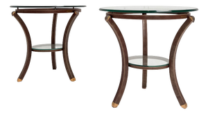 Art Deco Side Tables by Pierre Vandel, 1960s, Set of 2