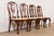 Baker Furniture Company Baker Furniture Georgian Carved Mahogany Dining Chairs, Set of Four For Sale - Image 4 of 12