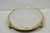 Vintage Hollywood Regency Gold Maiden Bust Oval Beveled Glass Mirror Vanity Tray For Sale - Image 9 of 13