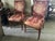 Pair of French Wood Framed Upholstered Dining Chairs For Sale - Image 4 of 9