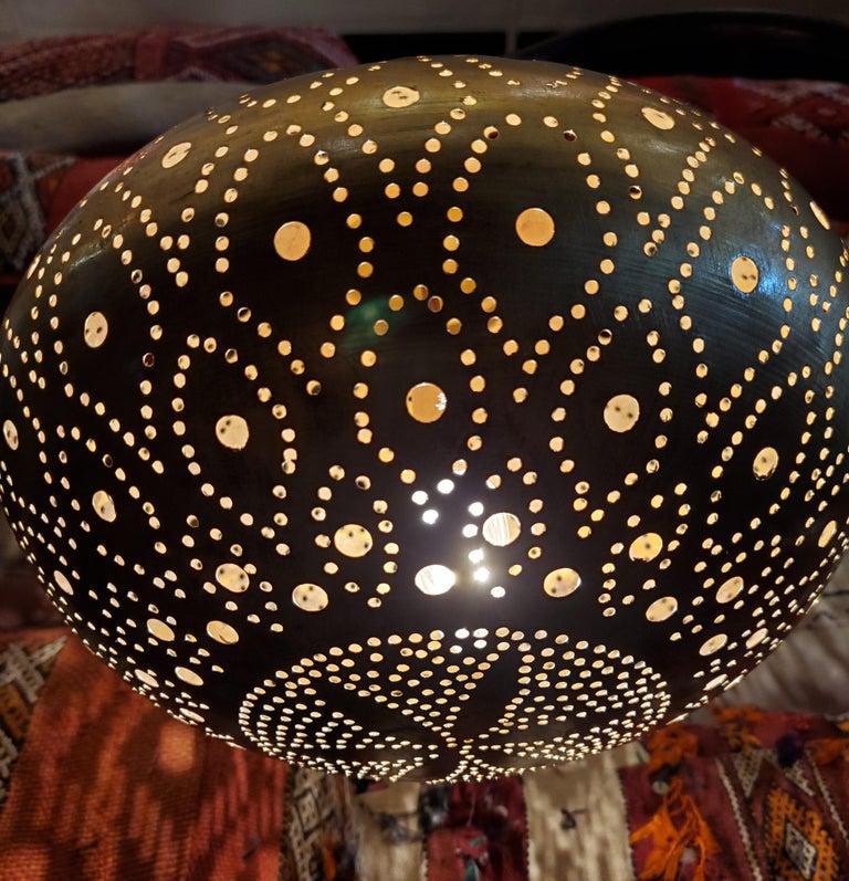 moroccan copper table lamp