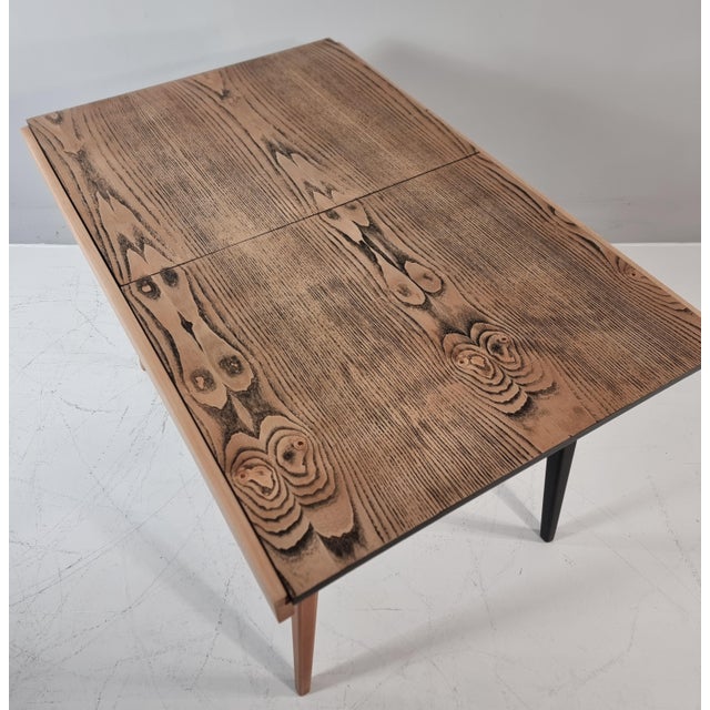 Vintage Dining Table in Ash, 1960s For Sale - Image 10 of 13