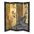 Vintage Chinoiserie Gold Leaf Lacquer 4-Panel Room Divider Screen For Sale
