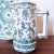 Gothic Portuguese Berardos Hand-Painted Charger and Pitcher Set For Sale - Image 3 of 11