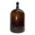 Large Rare Antique 1800's Hand Blown Amber Glass Demijohn Carboy Wine Bottle Jar For Sale