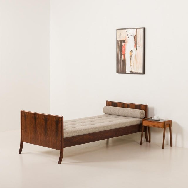 Mid-Century Modern Mid-Century Danish Rosewood Daybed by A. J. Iversen, 1960s For Sale - Image 3 of 14