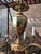 Vintage Mid Century English Brass 12 Light Chandelier For Sale - Image 9 of 15