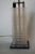 Bespoke hand-made Mid-century stacked Lucite table lamp featuring a black Lucite base with stacked polished blocks stacked...