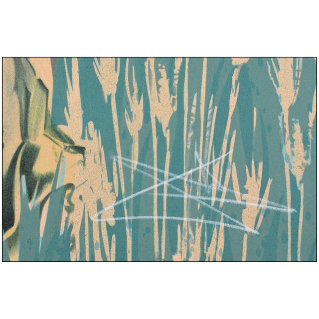 Salvador Dalí 1974 Coronation of Gala Surrealism Blue Lithograph Salvador Dalí For Sale - Image 4 of 6