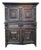 Renaissance Two-Part Cabinet in Carved Oak For Sale