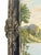 Vintage Folk Art Landscape Painting in Ornate Carved Frame For Sale - Image 4 of 10