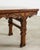 Wood Rustic Anglo-Indian Carved Hardwood Bench Seat For Sale - Image 7 of 12