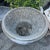 Vintage Stone Cement Carved Urn Planter For Sale - Image 4 of 4