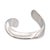 Contemporary Tiffany & Co. Elsa Peretti Sterling Silver Swirl Cuff Bracelet For Sale - Image 3 of 9