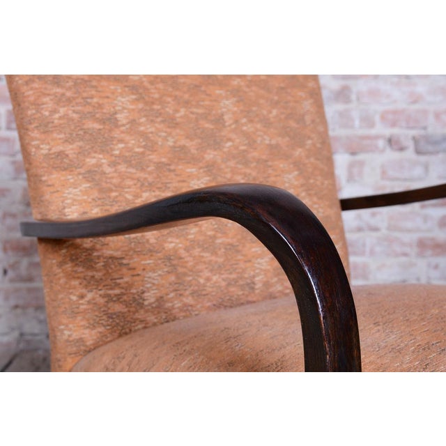 Set of Art Deco Armchairs in Beech, 1930s For Sale - Image 18 of 18