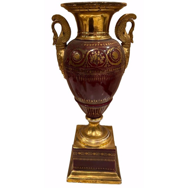 Paris Empire Vases, Set of 2 For Sale - Image 4 of 6