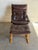 Brown 1970s Lounge Chair & Ottoman Leather Norwegian Mid Century Modern For Sale - Image 8 of 9