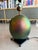 Vintage Fine Art Lamps Iridescent Metal Spherical Table Lamp Dimmer For Sale - Image 11 of 15