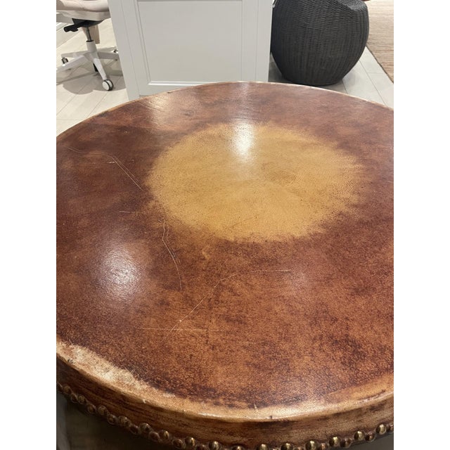 Chinese Late 19th Century Natural Wood Drum Coffee Table For Sale - Image 3 of 3