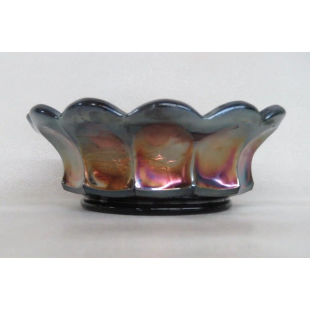 Imperial Purple Carnival Glass Grape Berry Bowl Dish For Sale In Miami - Image 6 of 12